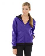 Circe Hooded Ice Fleece-L-Purple