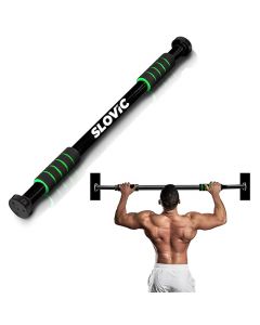 SLOVIC Door Pull Up Bar for Home Workout (Load Capacity: 100 KG) Wall Mounted Pullup Bar At Home Non Slip Pull Up Rod & Chin Up Bar For Home with Adjustable Length 60 to 100cm